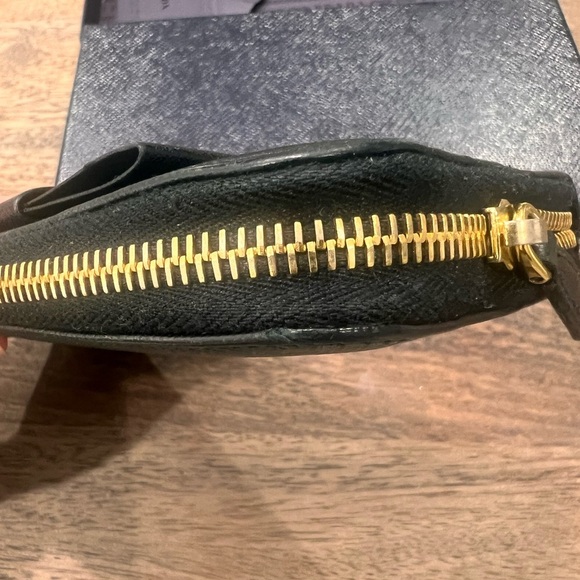 Prada Black Wallet with Gold Accents - Picture 14 of 15